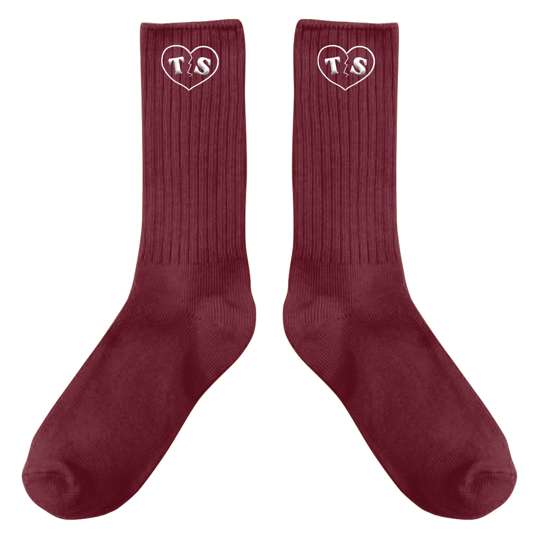 Broken Heart Socks