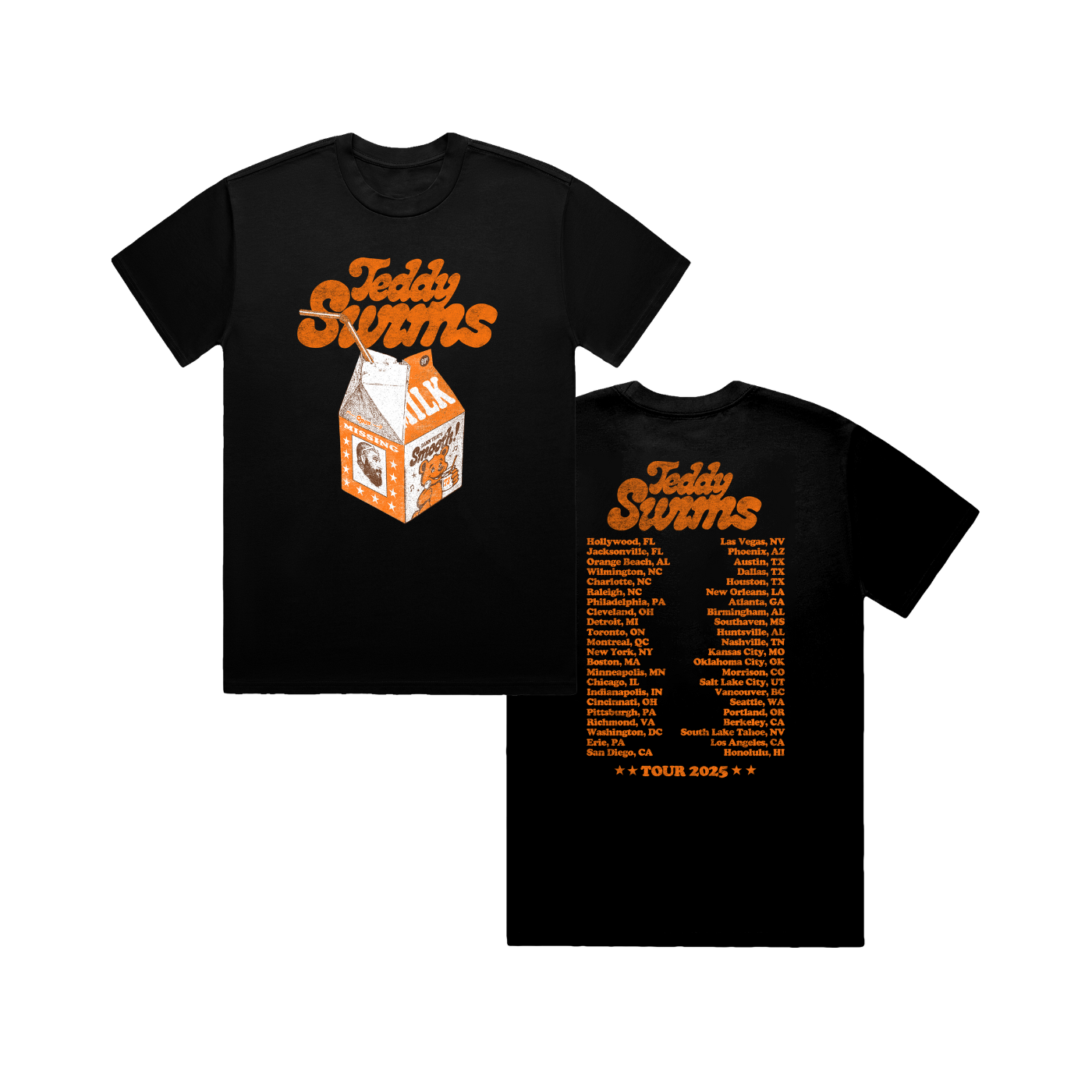 Milk Carton 2025 Tour Tee