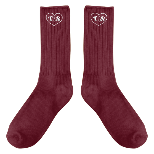 Broken Heart Socks