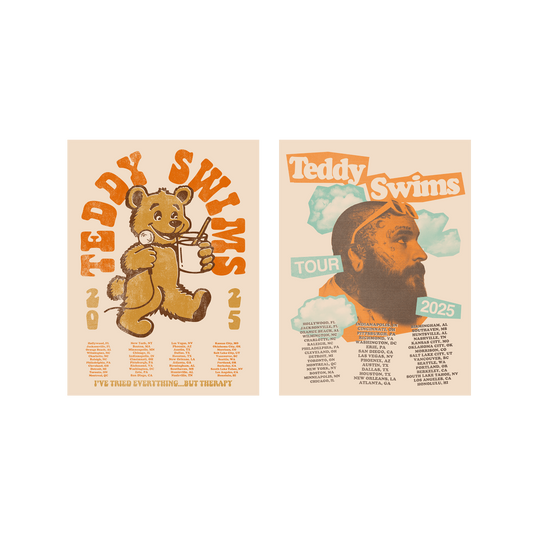 Teddy Double Sided Tour Poster