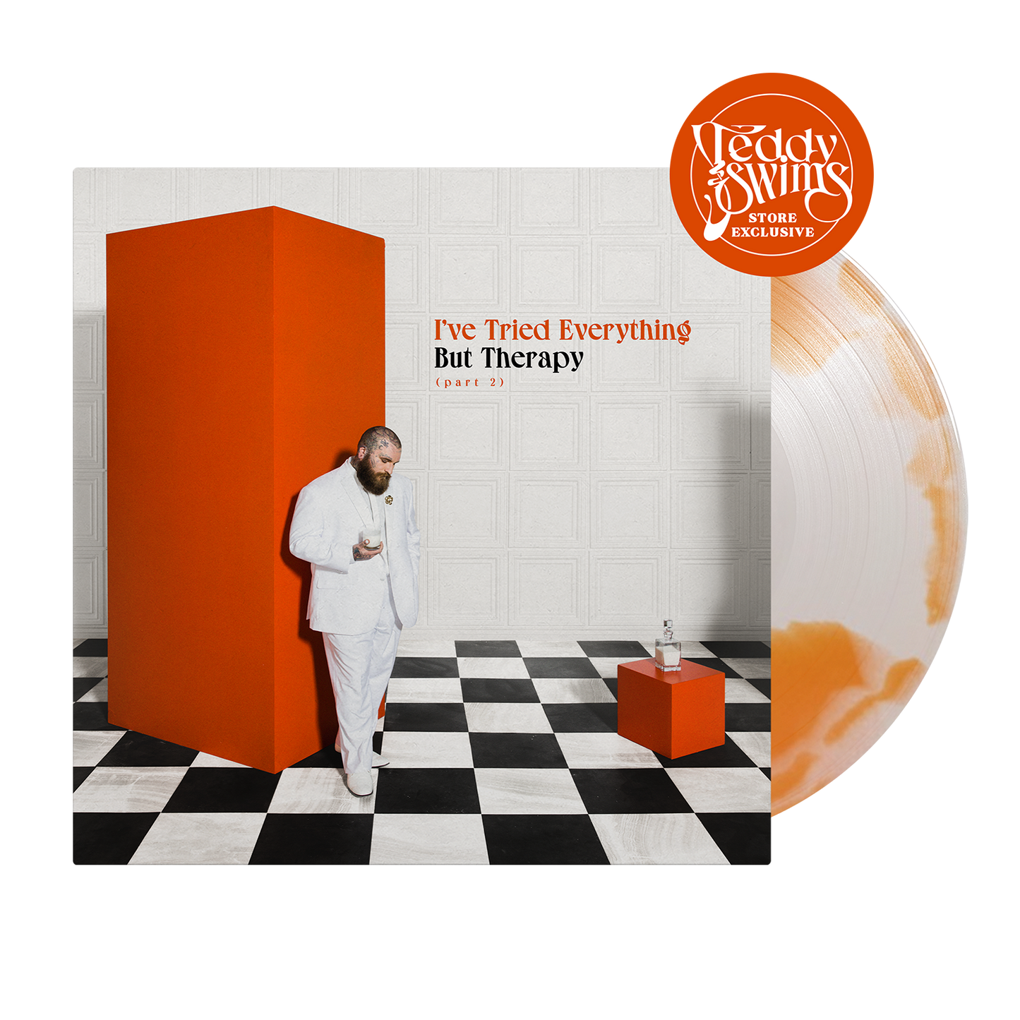 I've Tried Everything But Therapy (Part 2) Orange Sunrise Vinyl LP