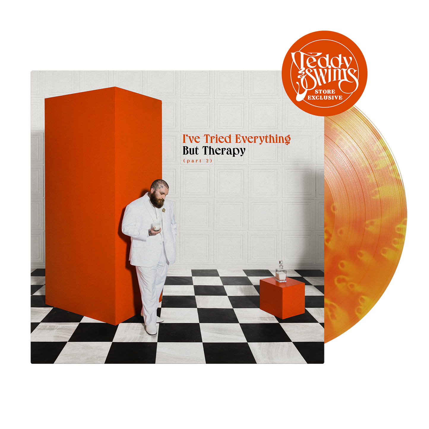 I've Tried Everything But Therapy (Part 2) Orange Sunset Vinyl LP