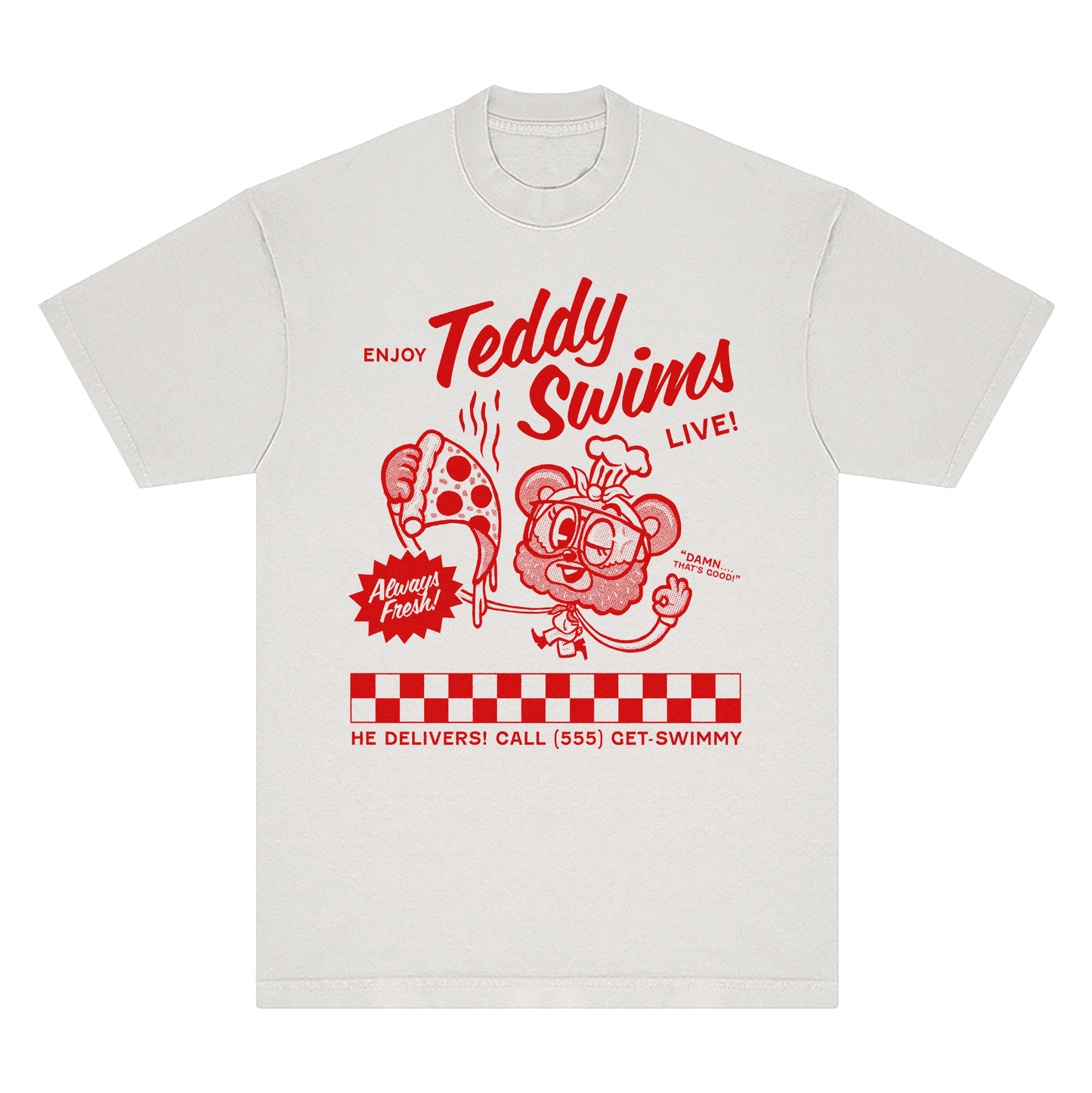 Swimmy Pizza Tee