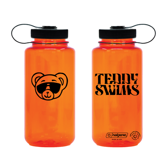 Orange Teddy Water Bottle