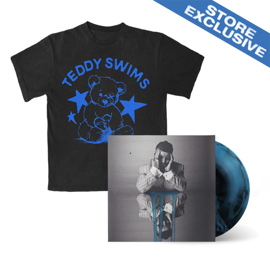 UGLY Ultra Sound Blue Vinyl & Teddy Stars Tee Bundle
